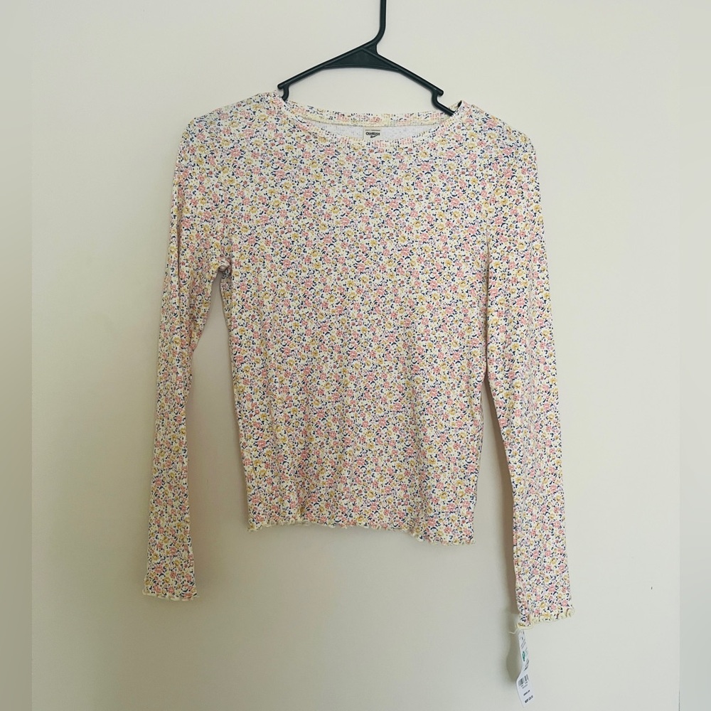 Carter’s Girl Top Size 14 With Flowers NWT